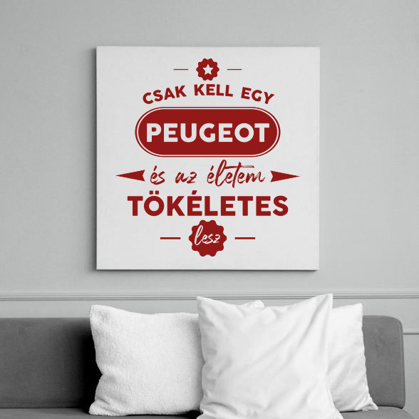 Csak kell egy Peugeot-Vászonkép