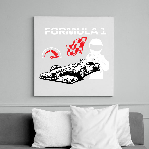 Formula 1-Vászonkép