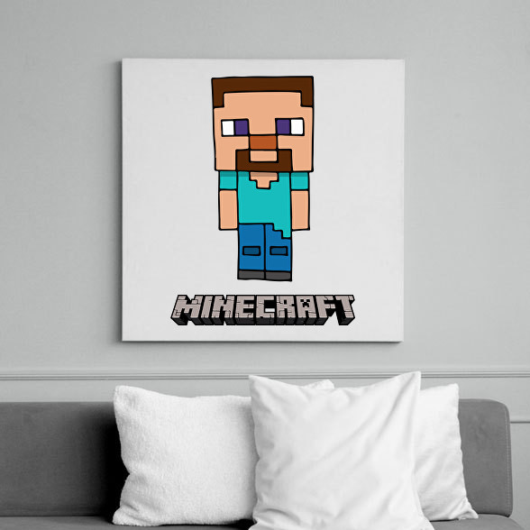 Minecraft - Steve-Vászonkép