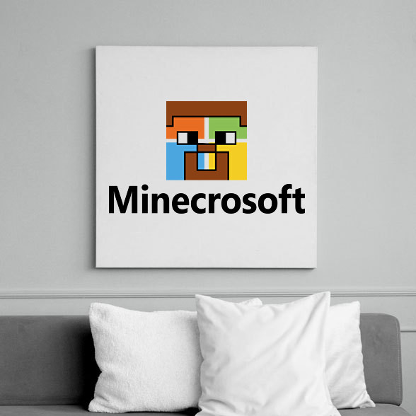 Minecrosoft-Vászonkép