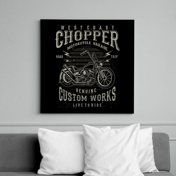 chopper-Vászonkép