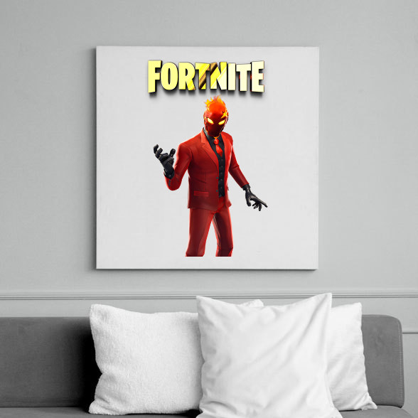 Inferno Fortnite-Vászonkép