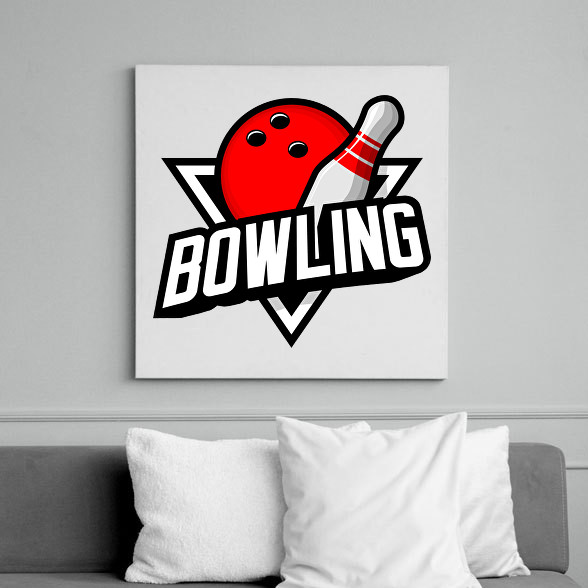 Bowling -Vászonkép