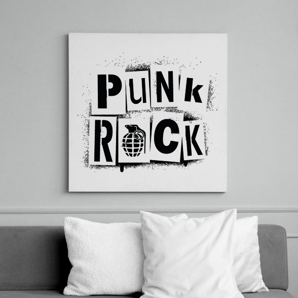 Punk Rock-Vászonkép