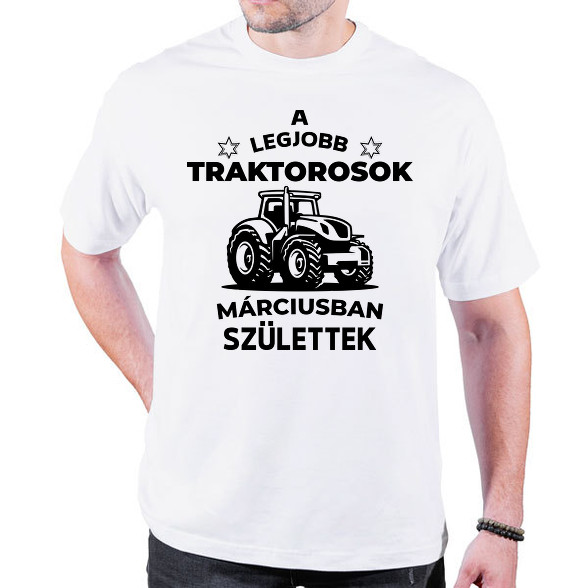 A legjobb traktorosok márciusban születnek-Oversized póló