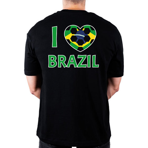 I love Brazil-Oversized póló