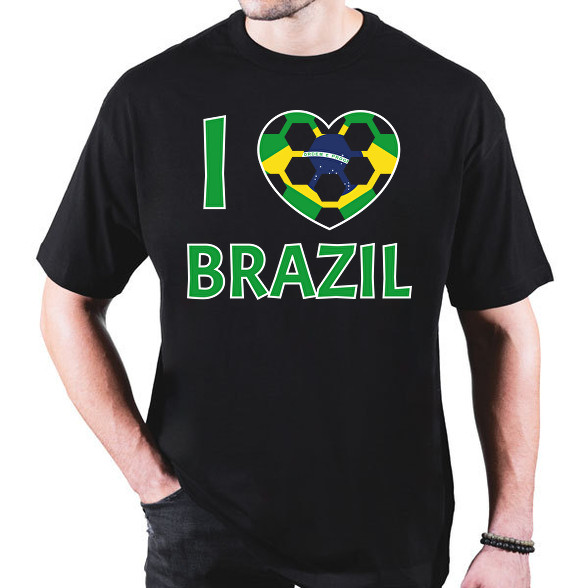 I love Brazil-Oversized póló