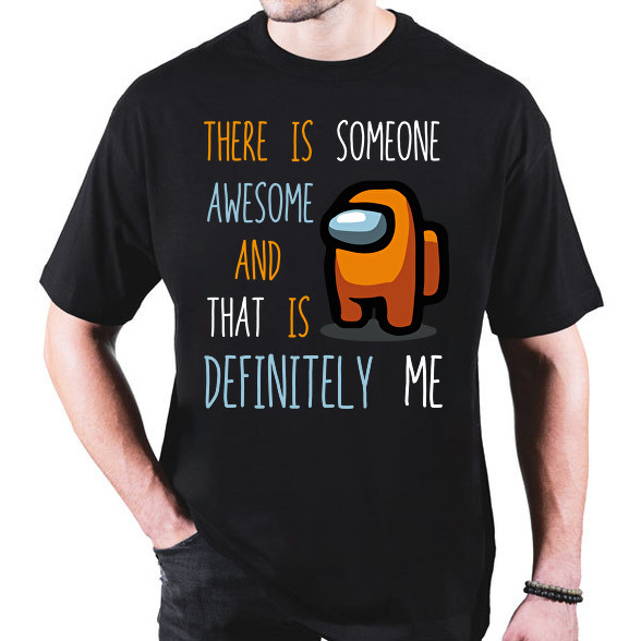 Among us me is awesome-Oversized póló