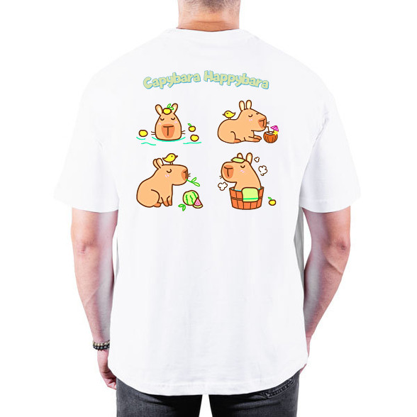 Capybara Happybara-Oversized póló