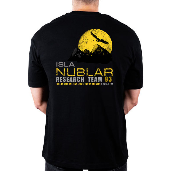 ISLA NUBLAR RESEARCH TEAM-Oversized póló