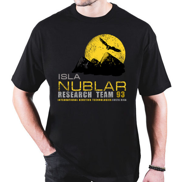 ISLA NUBLAR RESEARCH TEAM-Oversized póló