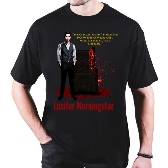 lucifer morningstar-quote1-Oversized póló