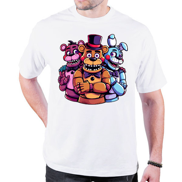 Freddy Fazbear and friends-Oversized póló