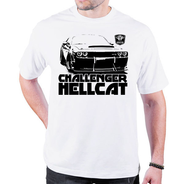 Challenger Hellcat Front-Oversized póló