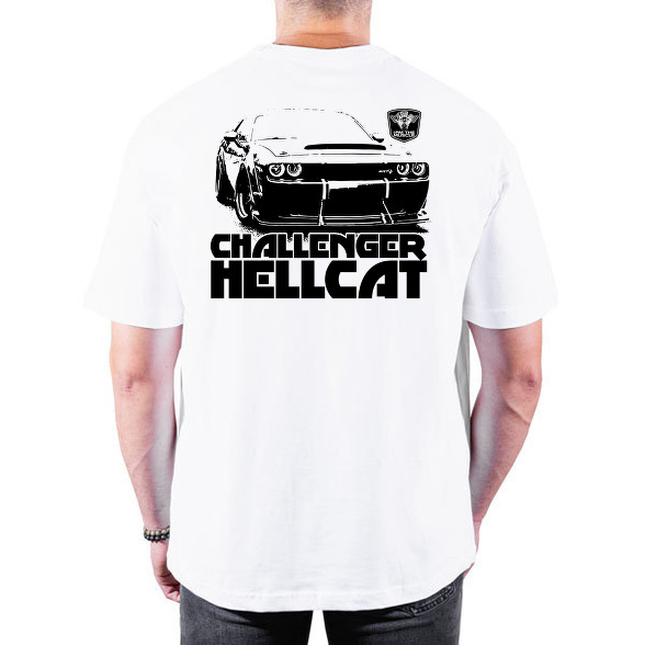 Challenger Hellcat Front-Oversized póló