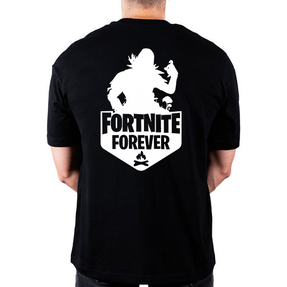 Fortnite Forever - Raven (Fehér)-Oversized póló