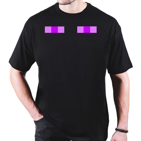 Minecraft enderman-Oversized póló