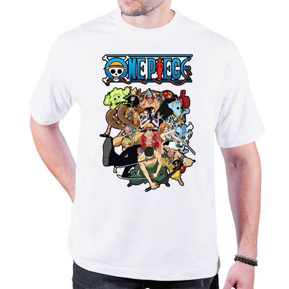 One piece csapat-Oversized póló