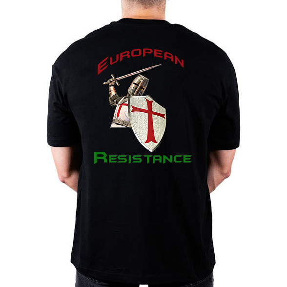 European Resistance-Oversized póló