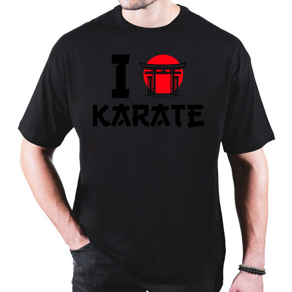 I love Karate-Oversized póló