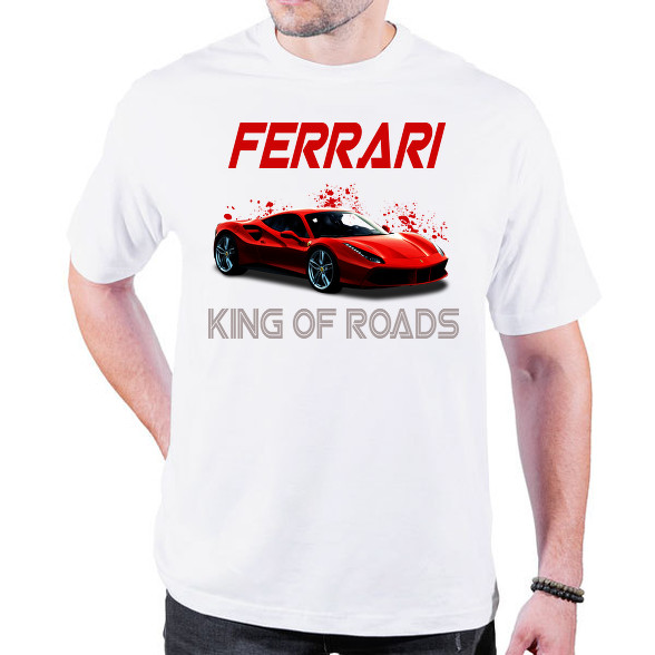 FERRARI KING OF ROADS-Oversized póló