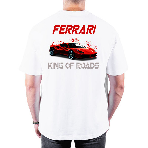 FERRARI KING OF ROADS-Oversized póló