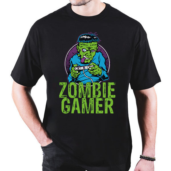 Zombie gamer-Oversized póló