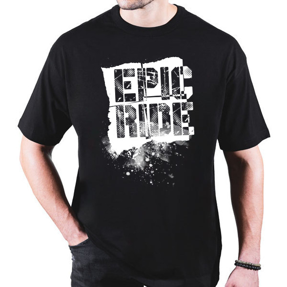 Epic Ride - fehér-Oversized póló