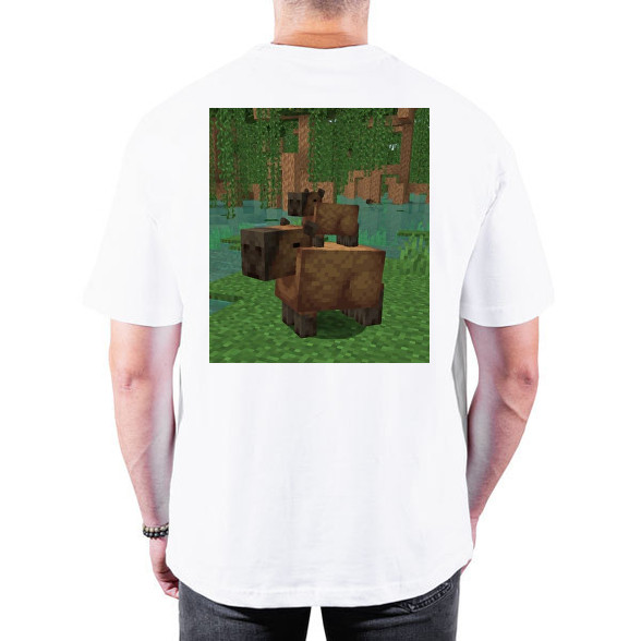 Minecraft Capybara-Oversized póló