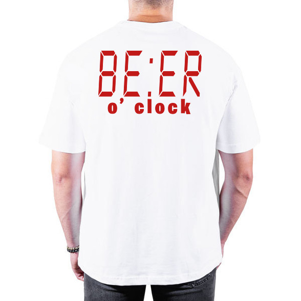 BE:ER o'clock-Oversized póló