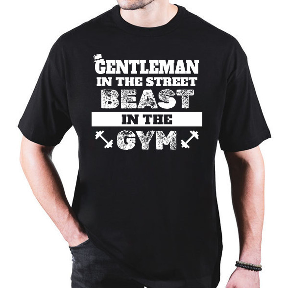 Beast in the gym-Oversized póló