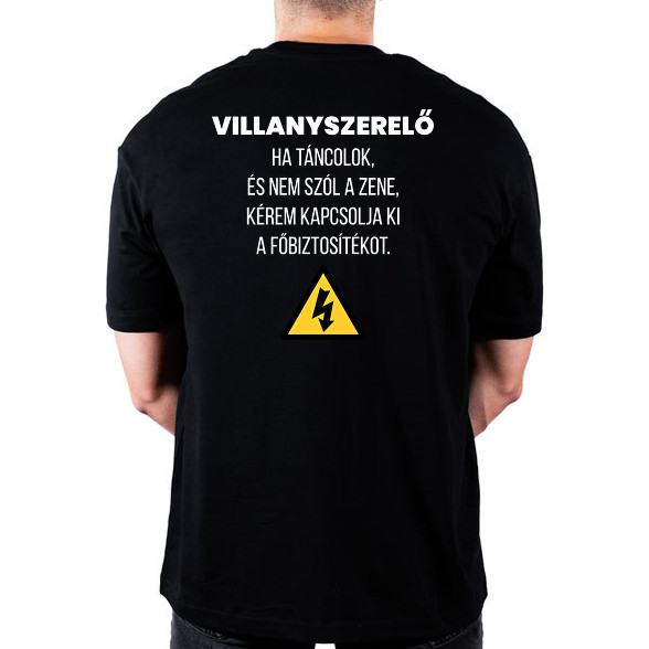 Villanyszerelő póló-Oversized póló