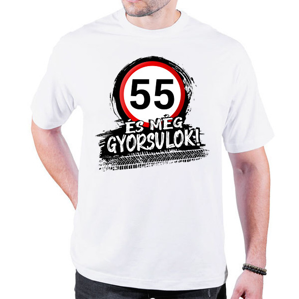 55 és még gyorsulok-Oversized póló