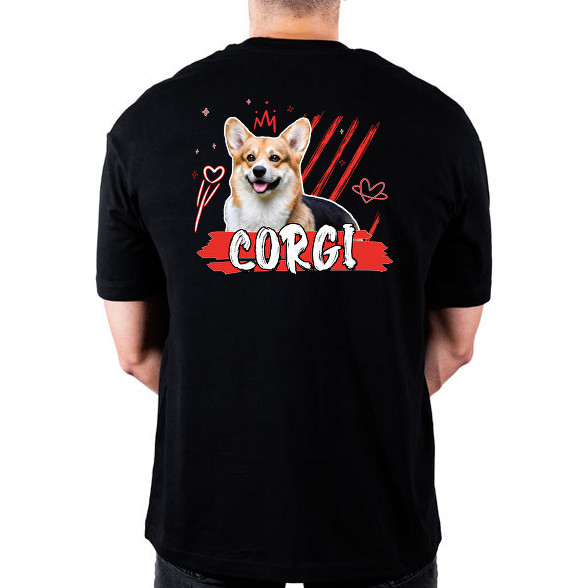 Corgi firka-Oversized póló