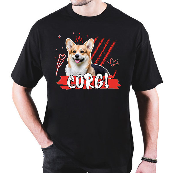 Corgi firka-Oversized póló