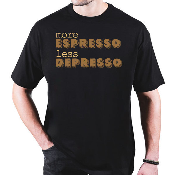 Több espresso-Oversized póló