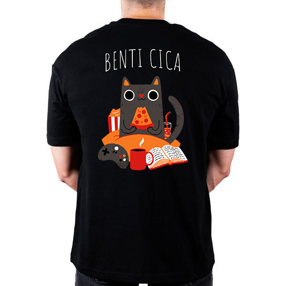 Benti cica-Oversized póló