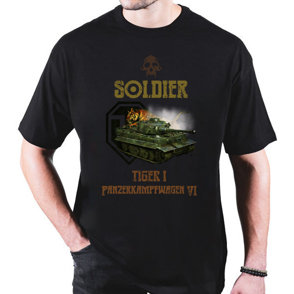 SOLDIER-TIGER1-Oversized póló