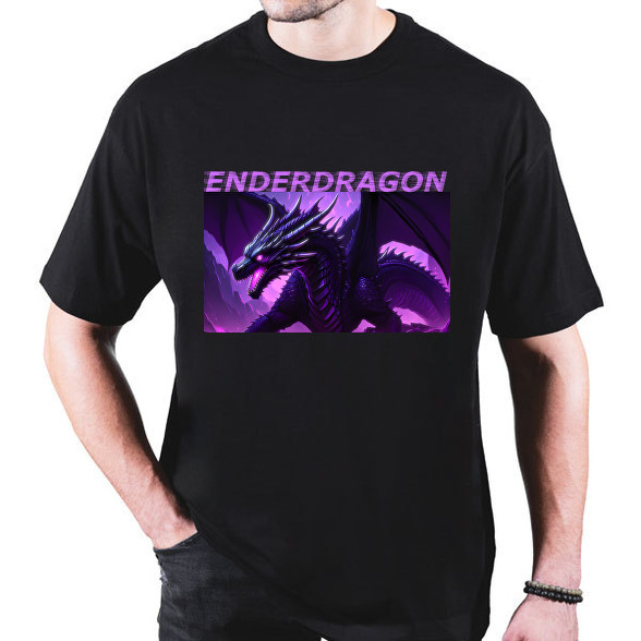 enderdragon irl minecraft-Oversized póló