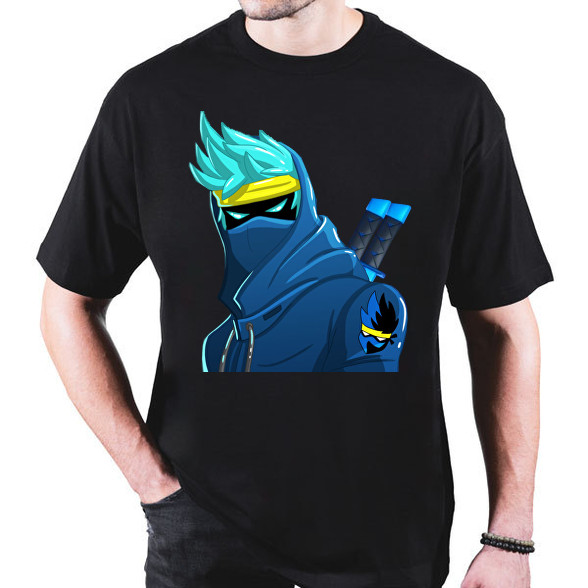 Vector Fortnite Ninja -Oversized póló