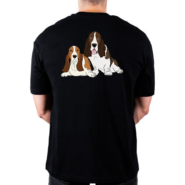 Basset hound-Oversized póló