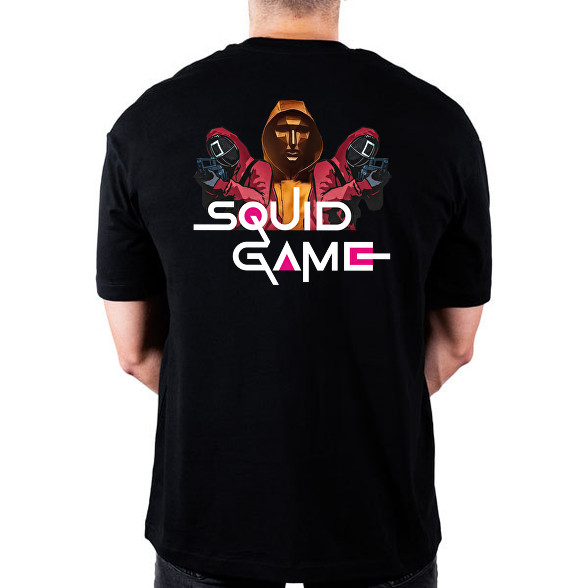 Squid game boss and soldiers 2-Oversized póló