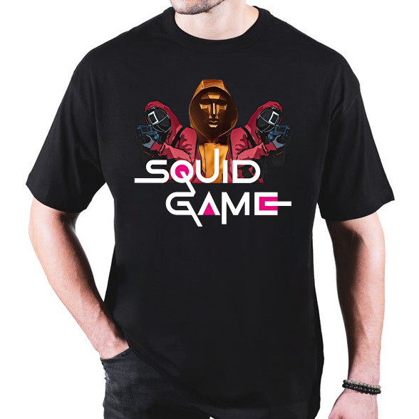 Squid game boss and soldiers 2-Oversized póló