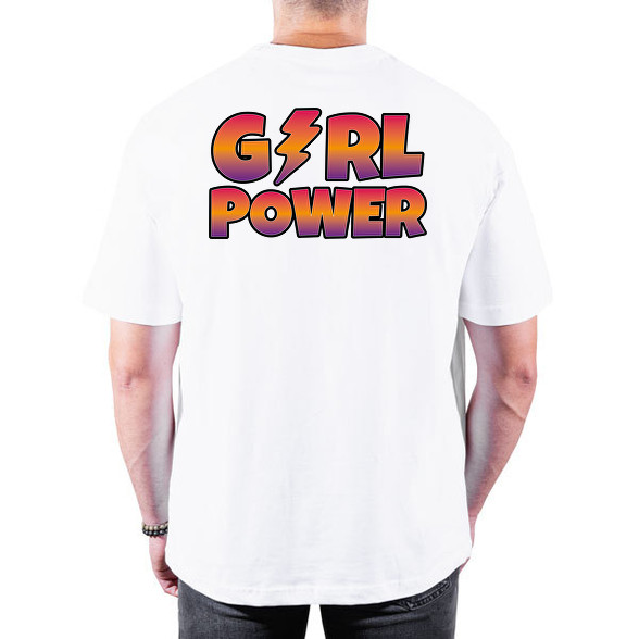 Girl power-Oversized póló