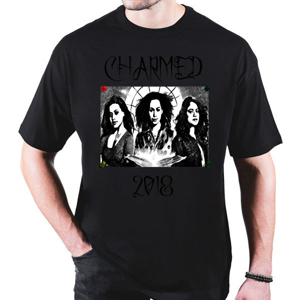 CHARMED 2018 draw-Oversized póló