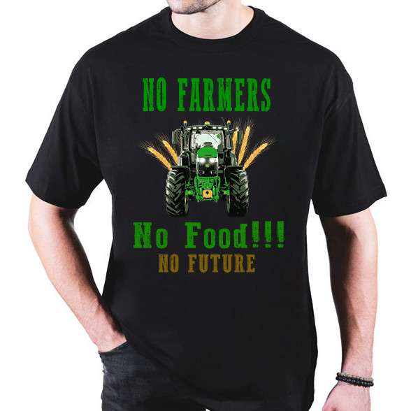 no farmers no food-Oversized póló