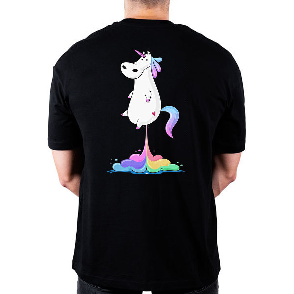 Unicornis fart  RAINBOW-Oversized póló