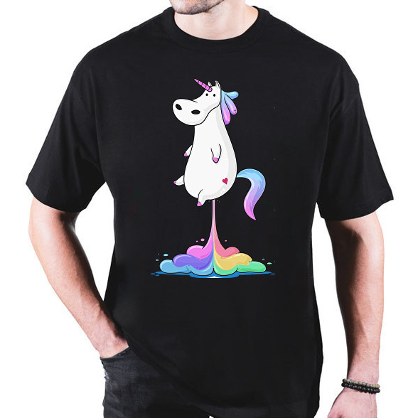 Unicornis fart  RAINBOW-Oversized póló