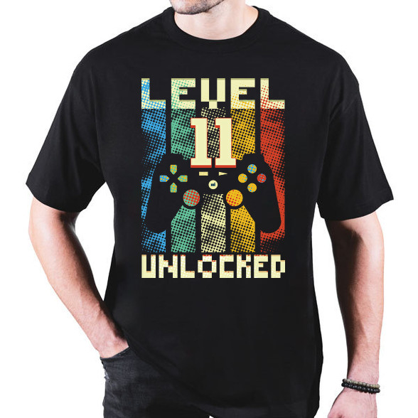 Level 11 unlocked - 11. születésnapi ajándék-Oversized póló