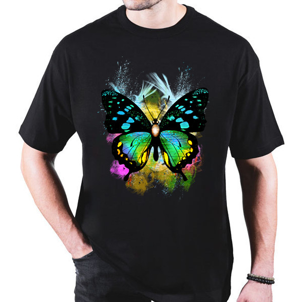 colorful butterfly-Oversized póló